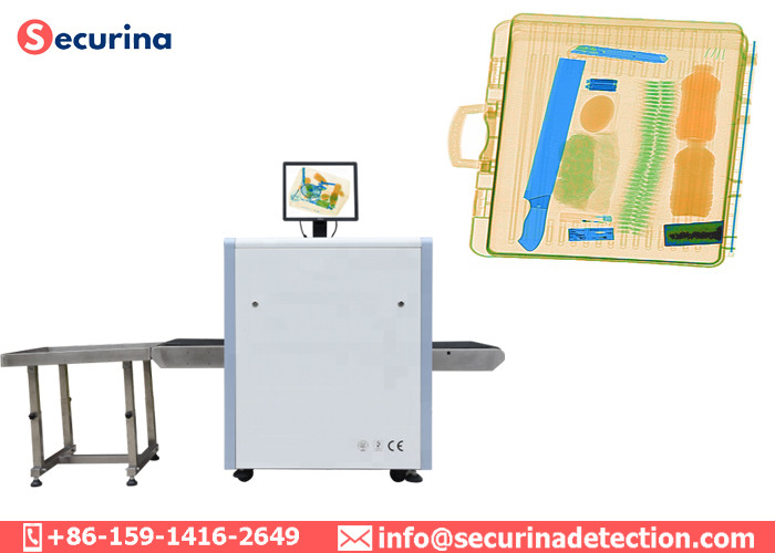 Automatic Alarm Airport X Ray Baggage Scanner Security Inspection Equipment 0.22m/s