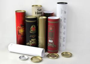 Wholesale Airtight Movable Red Paper Composite Cans , Kids Toys / milk powder packaging from china suppliers