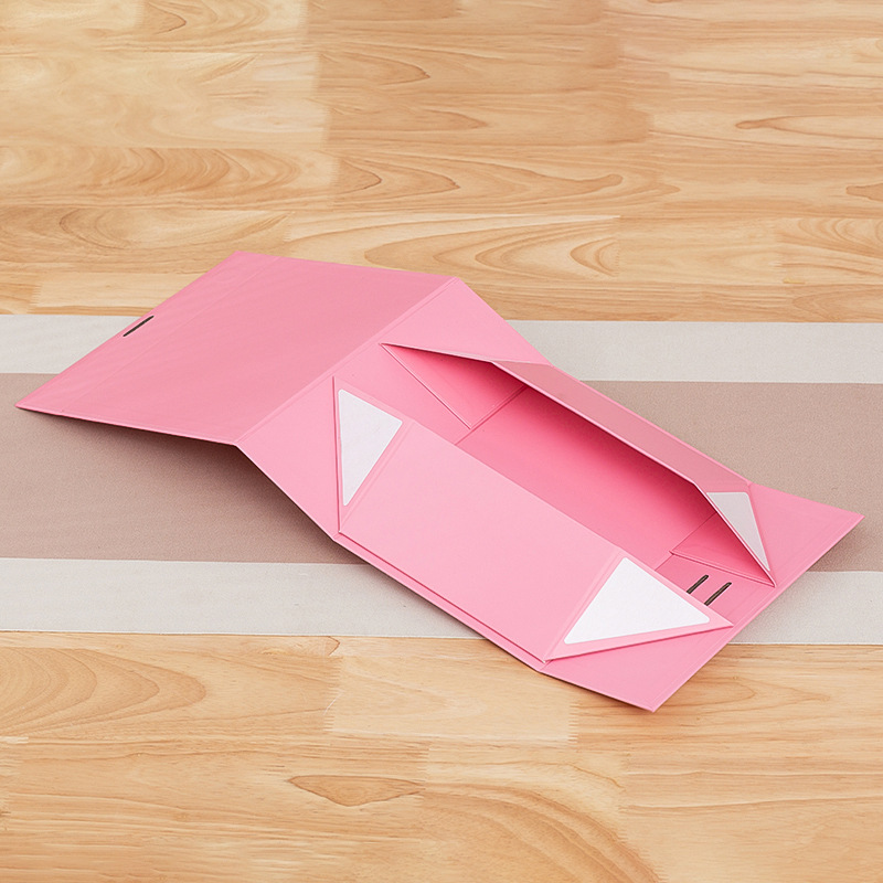 Square Recycled Materials Custom Folding Magnetic Rigid Box for Personalized Packaging