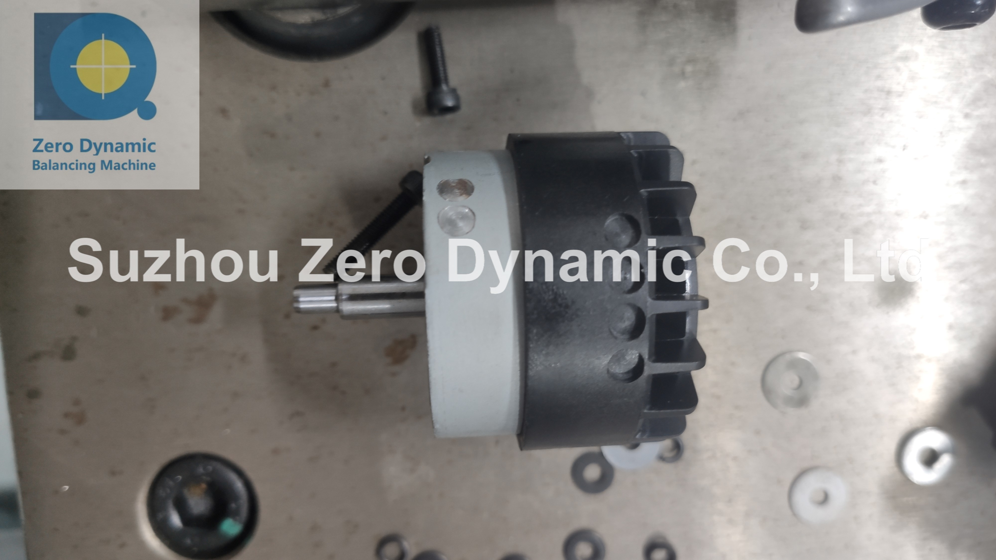 Two Station Horizontal Power Tool Outer Rotor Balancing Machine Automatic Drilling Correction Balancer