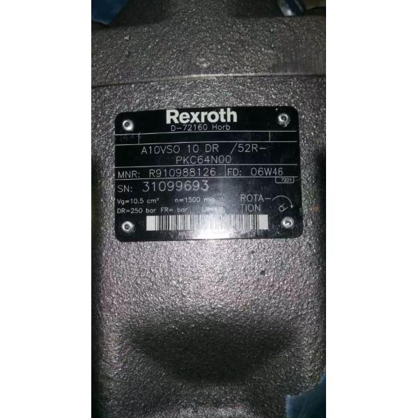Rexroth A10VSO10DR/52R-PKC64N00 Hydraulic Piston Pumps Variable pump MNR:R910988126