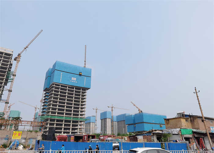 Galvanized Metal Plate Punched Perimeter Safety Screens For High Rise Building