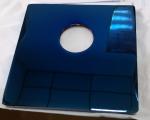 Blue Color PVD Coating on metal parts, brass alloy PVD blue coating service