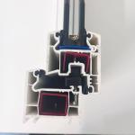 White UPVC Casement Window Profiles Heat Insulation GKBM 60 Sereis