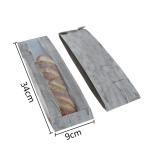 Transparent Window 150gsm Food Paper Bags For Bread Packaging