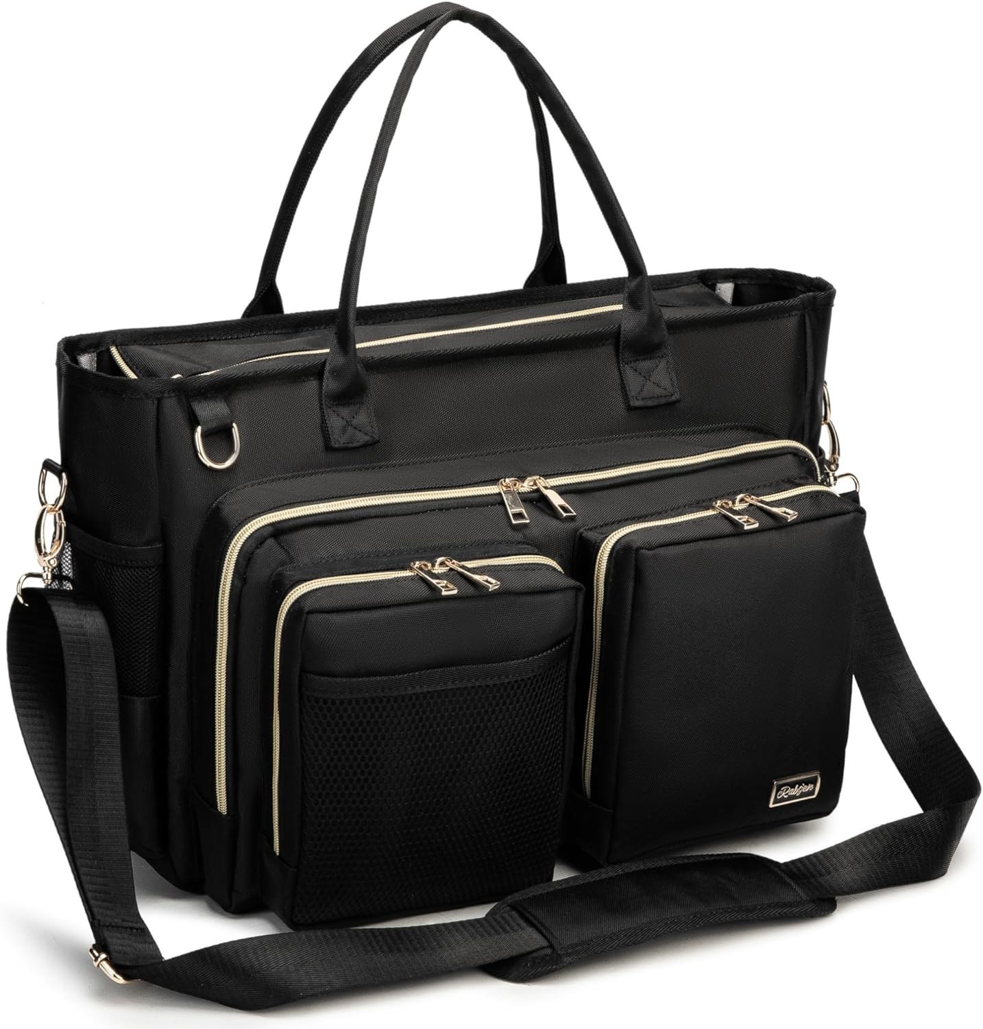RABJEN NURSE UTILITY TOTE BAG, LAPTOP TRAVEL BAG FOR WORK HOME CARE NURSE FOR ADULTS