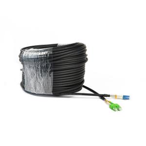Wholesale Waterproof Fibre Optical Patch Cable CPRI Black Color UV Resistant FTTA Application from china suppliers