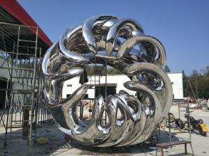 Wholesale 316L Stainless Steel Large Outdoor Garden Statues 3M Height Abstract Style from china suppliers