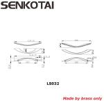 Simple design brass pull handle for furniture hardware,cabinet,wardrobe