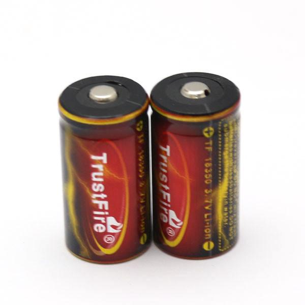 Best Trustfire 1200mAh 18350 rechargeable battery protected for ecig Factory