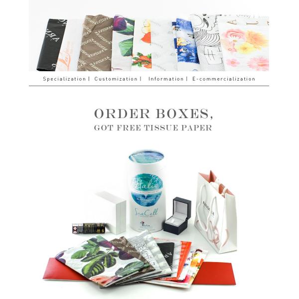 CMYK Color Apparel Biodegradable Tissue Wrapping Paper