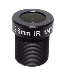 Wholesale 2.0 Megapixel Fixed M12 Lens 2.6mm 122 Degree 1/4 inch For CCTV camera from china suppliers