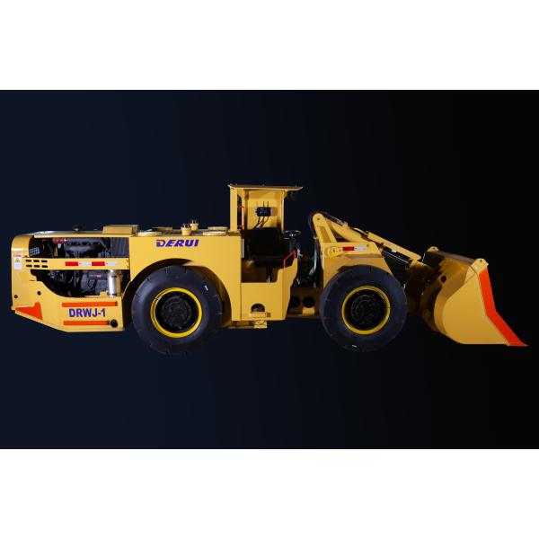 Yellow color LHD Mining Machine Customized Underground Front End Loader 1 cube bucket