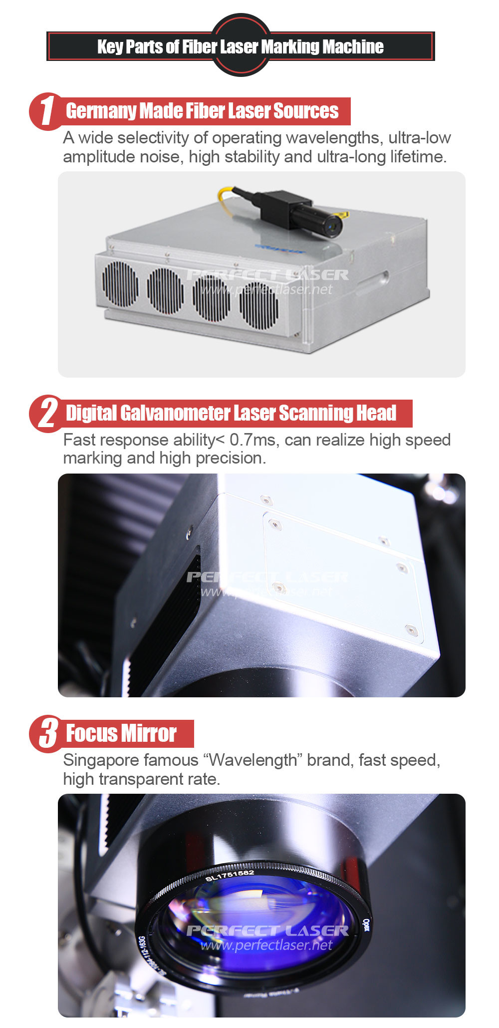 Full Closed Type 10w Laser Marking Equipment Fiber Air Cooling
