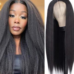 China Capless Glueless Wigs Human Hair 360 Kinky Straight ODM on sale