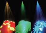 30w Led Spot Moving Head Light Black House 8 Gobos For Entertainment