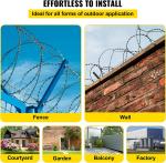 China Factory manufacture Stainless Steel Razor Wire Product Barbed Flat Razor
