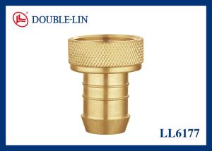 Wholesale F1/2&quot; x 14.3mm 2 Piece Brass Female Hose Connector from china suppliers