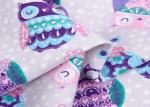 Cartoon Printed 100% Cotton Flannel Cloth 150gsm For Baby Blanket