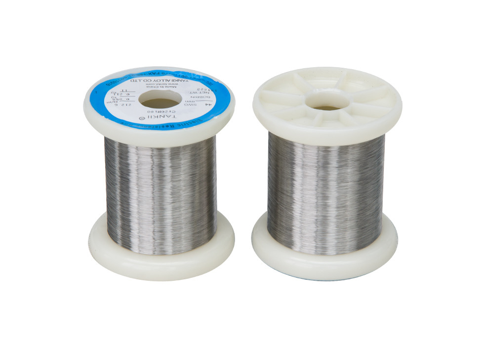 0.055mm Chromel A NiCr 80 / 20 Nicr Alloy For Heating Cables / Mats And Cords