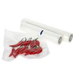 11" X 50' Food Saver Vacuum Sealer Bags Rolls Embossed Roll Bags 2counts For