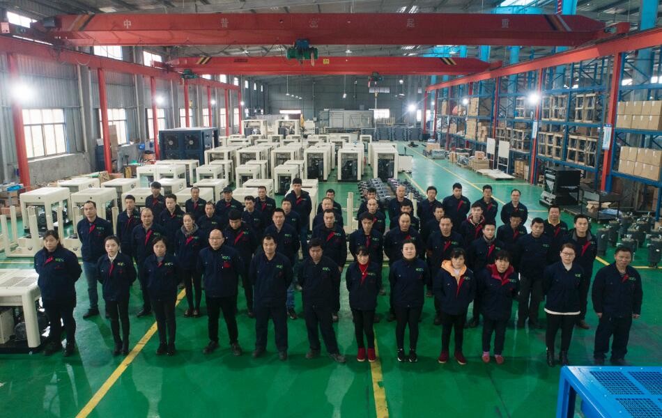 Colors can be customized, and the laser cutting air compressor has a stable voltage of 220V,