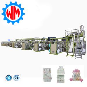 Wholesale Non Woven Fabric Diapers Machines High Efficiency Diaper Production Line from china suppliers
