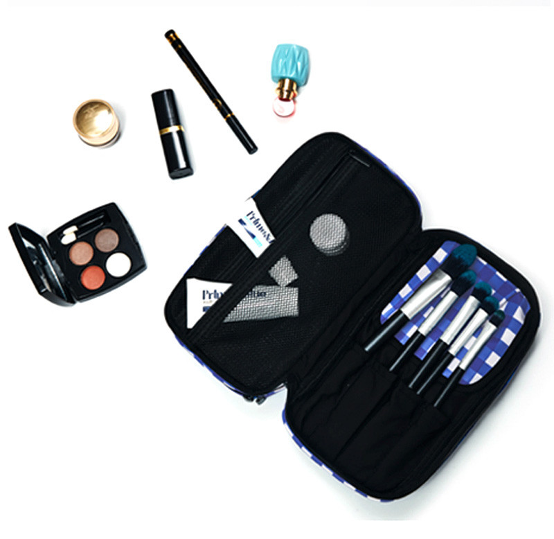 Logo Foldable Protable Travel Eco Toiletry Cosmetic Bag Waterproof