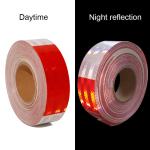 OEM DOT-C2 Reflective Conspicuity Tape 6" Red / White Reflective Sticker 2" X