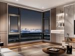 Sleek Aluminium Casement Windows Swing Opening Powder Coating