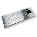 IP67 Desktop Stainless Steel Keyboard Waterproof Industrial Wireless Keyboard 2