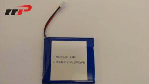 Wholesale 7.4V 886168 2400mAh Lithium Polymer Battery Packs KC IEC62133 EN62133 from china suppliers
