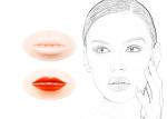 Light Skin 3D Lip Open Mouth Latex Practice Skin Microblading Lips Tattoo Makeup