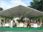 100 Seater Temporary Outdoor Garden Party Canopy Tent Open Gable Sunshade