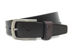 Men's Pin Buckle 140CM Casual Cowhide Leather Belt