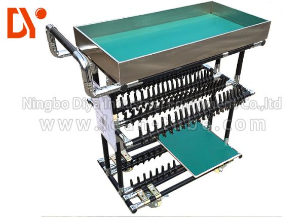 Lean Pipe Tote Cart Metal Material Spray Coating Anti - Rust ISO9001 Certificati