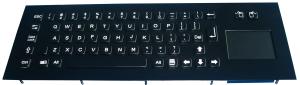 Wholesale Ultra thin IP65 Dynamic Industrial Black Metal Keyboard Durable Vandal resistant from china suppliers