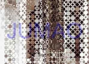 Wholesale Durable Decorative Metal Curtains Light Silver Air Flow For Hotel Decoration from china suppliers