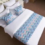 Fashion Customized Hotel Bed Runner Bed Throw For Hotel Home Plain Dyed