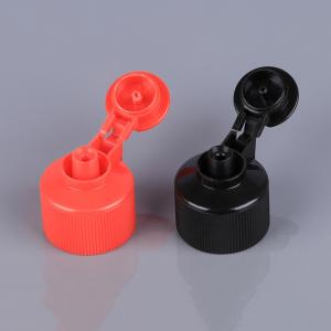 Wholesale 24mm 28mm Plastic Flip Top Caps For Bottles Red Black from china suppliers