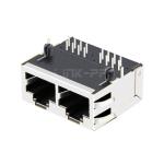 LPJ21028CNL 10/100 Base-T Without Led Tab UP 1x2 Port RJ45 Female Connectors