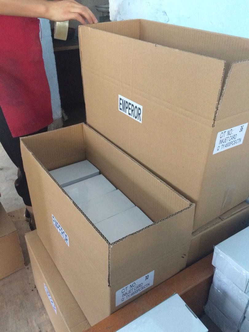 HIGH QUALITY WHITE BLANK PVC INKJET ID PVC CARD 0.76MM/760MIC 0.80MM/800MIC FOR Epson & Canon inkjet printer from China