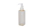 Customized Color PET 180ml Palstic 174mm Makeup Remover Pump Bottle Oil