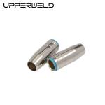 Sliver 57mm Length UPPER 25AK Gas Nozzle Binzel Mig Welding Torch Mig Welding