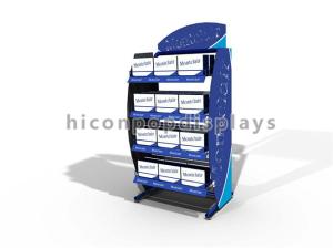 Wholesale Pharmacy Store Shelving Metal Retail Gondola Shelving With 4 Tier Wire Holder from china suppliers