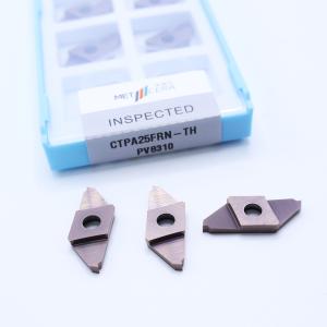Wholesale Professional PVD Coated Carbide Parting Off Indexable Inserts CTPA25FRN-TH for Machining Steel and Stainless Steel from china suppliers