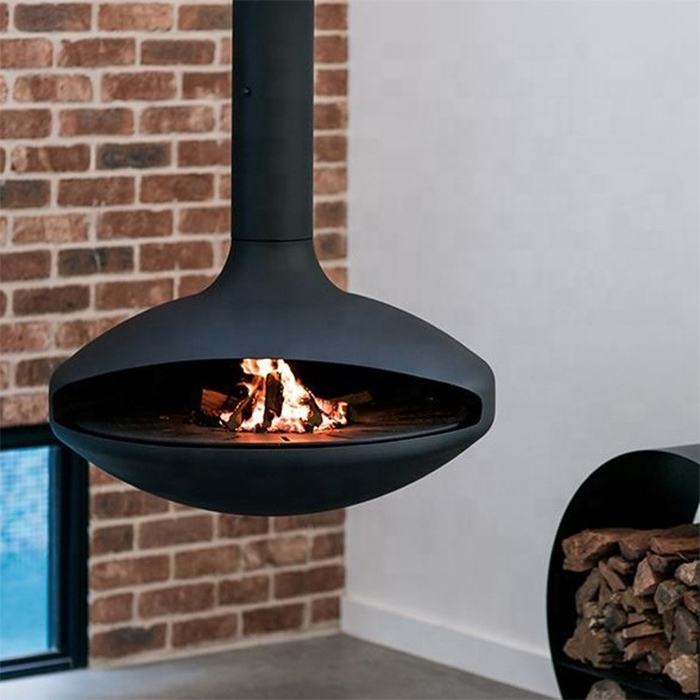 hanging fireplace