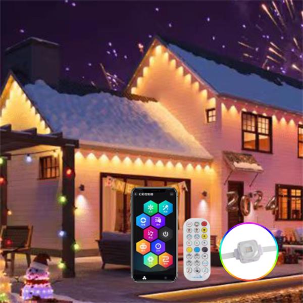 20mm RGBW SMD5050 LED Eave Lights for Outdoor Building Decoration IP67 UL