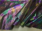 Shining Color Lamination Garment Leather Fabric 0.35mm Thickness Suede Fabric