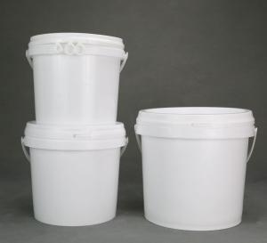 Wholesale Chemical Bucket PP/HDPE White Lid Included For IML Thermal Transfer Screen Printing from china suppliers